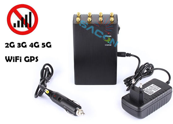 8 Kanaals Hoge Vermogen 2W Draagbare Signaal Stoorder Handheld Anti Tracking voor 3G 4G GPS WiFi