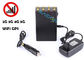 8 kanalen High Power 3G 4G Signal Jammer Handheld 2w Power Anti Tracking