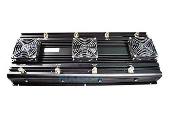 120w krachtige GPS UAV drone signaal jammer met 6 omni glas antennes