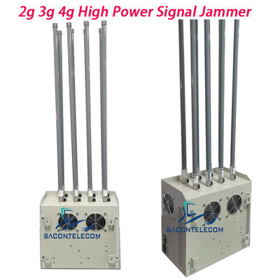 240W High Power Cell Phone Jammer met 8 kanalen en 100m bereik voor veilige faciliteiten