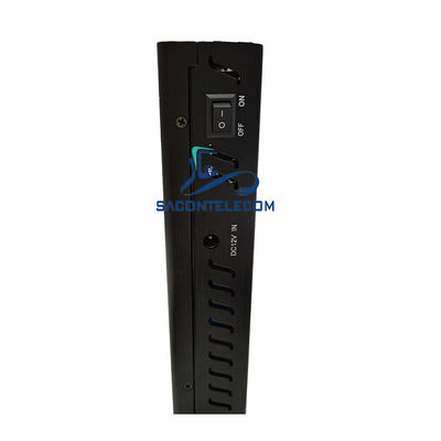 Draagbare signaalstoorzender met 8000mAh batterij, 3 banden 315MHz 433MHz 868MHz en 100m bereik