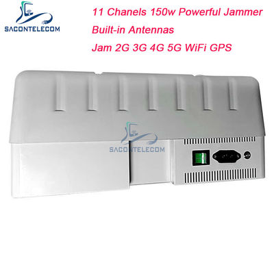 150W High Power GPS WiFi Signal Jammer met 11 kanalen en waterdicht ontwerp voor mobiele telefoon blokkering