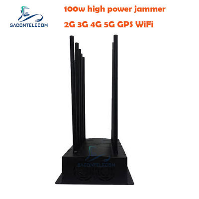 100W High Power 5G Signal Jammer Blocker met 10 banden en een straal van 40m voor gebruik binnen