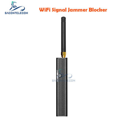 1200mAh accu 10m Storingstraal 2 antennes GPS-signaal jammer WiFi GPS-blokker Draagbaar signaal storing apparaat