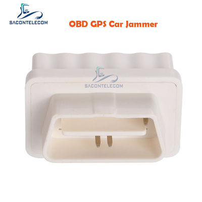 ISO9001 Lichtgewicht OBD GPS Jammer met 15m Radius voor GPS L1 L2 Signalen