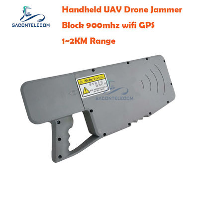 1200m Bereik 40W Vermogen Handmatige Bediening UAV Drone Stoorsender Handheld Signaal Stoorsender