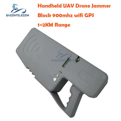 1200m Bereik 40W Vermogen Handmatige Bediening UAV Drone Stoorsender Handheld Signaal Stoorsender