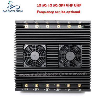 12 antennes 80W Power Multi-Frequency Signal Jammer Desktop WiFi Blocker voor 2G 3G 4G 5G WiFi GPS