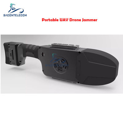 80wh UAV Drone Signal Jammer Gedwongen Landing 1.3km IP66 2.4Ghz 5.8Ghz