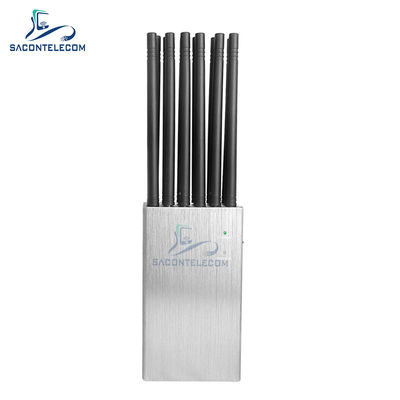 12 Bands 20W Handheld Signaal Stopper met 20m Radius voor 2G 3G 4G 5G WiFi GPS Lojack VHF UHF