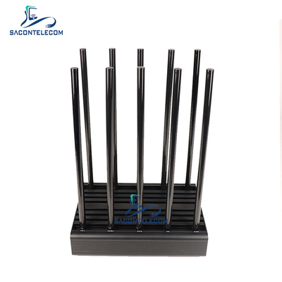 10 van de de Verbrekerstoorzender 100w van kanalenwifi de Macht 2G 3G 4G 5G GPS WiFi 24 uren het Werken