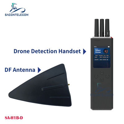 Handheld UAV Drone Detector met 3 km detectieafstand Omnidirectionele antenne en passieve detectie voor DJI Series