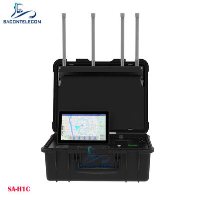 Draagbare koffer UAV-drone detector met detectiebereik van 10 km en multi-frequentie-capaciteit