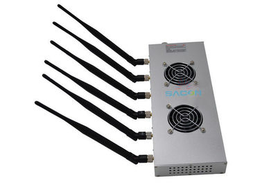 Wifi Bluetooth High Power Cell Phone Jammer 12w 6 Bands Voor de bibliotheek
