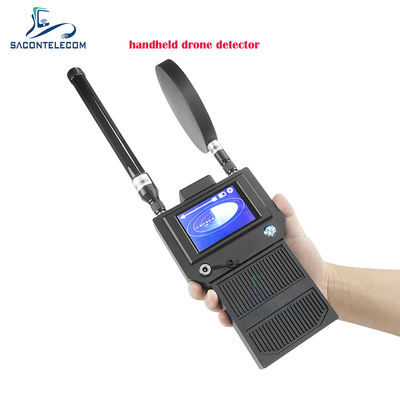 400-6000MHz Handheld Drone Detector met 2 km bereik en 360° dekking voor UAV en FPV drones