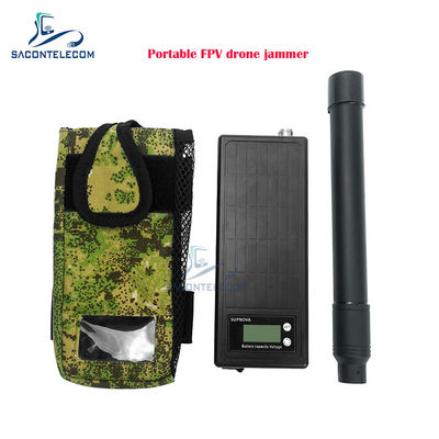 Draagbare handheld FPV Drone Jammer met 1,5 km bereik en 50W hoog vermogen voor UAV Anti Drone Signal Jamming