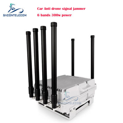 300W High Power 6 Channels Vehicle Mounted Anti-Drone Jammer voor gebruik in de auto