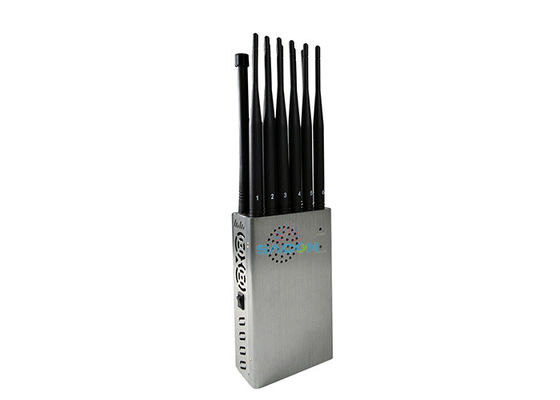 8.4W 12 Antennes Handheld Signaal Stopper met 20m Afschermingsradius voor Mobiele Telefoon en Mobiel Signaal Blokkeren